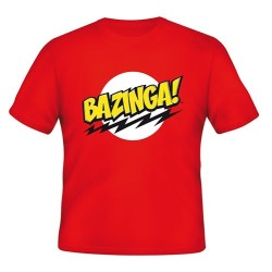 BIG BANG THEORY "BAZINGA" T-SHIRT XL