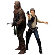 STAR WARS - HAN SOLO & CHEWBACCA - STATUA MODEL KIT