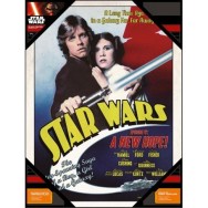 STAR WARS EPISODE IV: LUKE & LEILA - GLASS POSTER