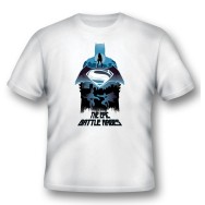 BATMAN V SUPERMAN EPIC BATTLE - T-SHIRT XL