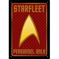 STAR TREK - STARLET TIN SIGN