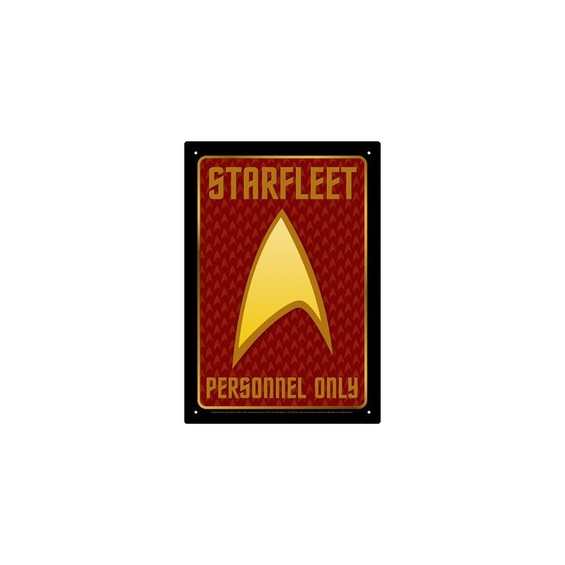 STAR TREK - STARLET TIN SIGN
