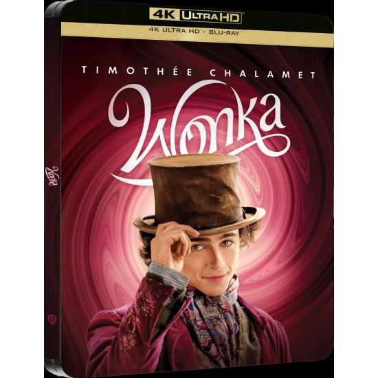 WONKA - Steelbook 1 (4K Ultra Hd + Blu-Ray)
