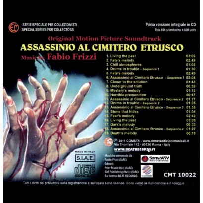 ASSASSINIO AL CIMITERO ETRUSCO - CD